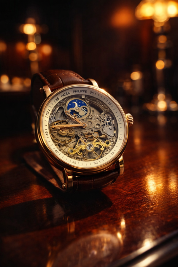 Patek Philippe Men’s Automatic Watch – Rotating Tourbillon