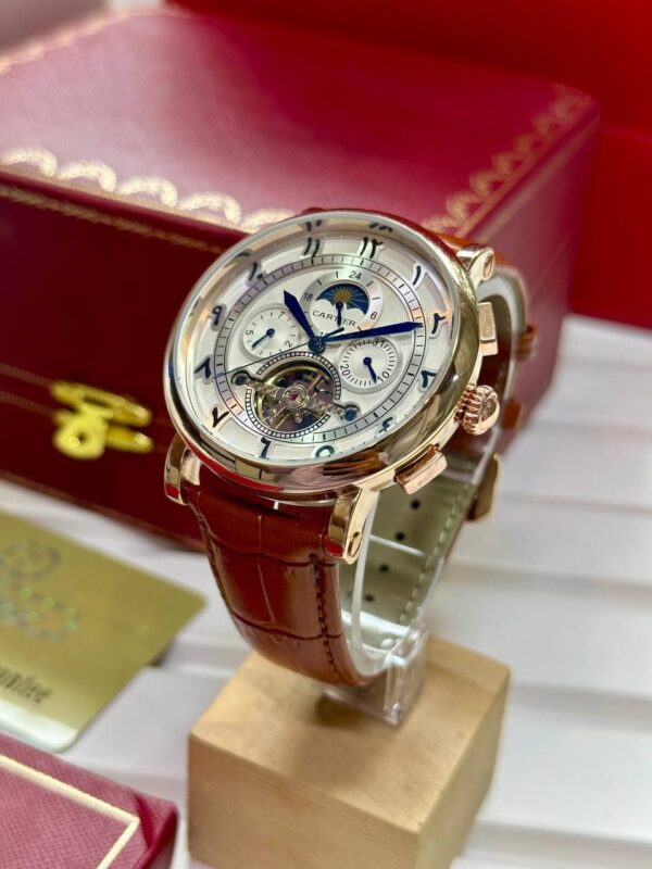 Cartier Men’s Automatic Luxury Watch – Chronograph Collection