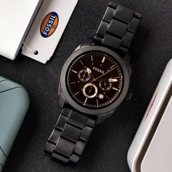 Fossil FS4682 Chronograph – Men’s All Black Watch